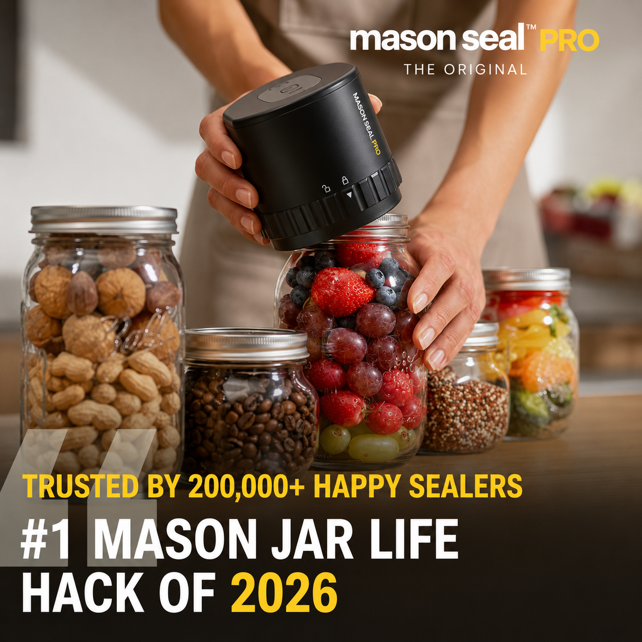 Mason Seal Pro® Complete Vacuum Sealer Kit